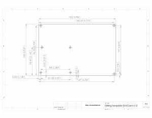 Plan de perçage format A4